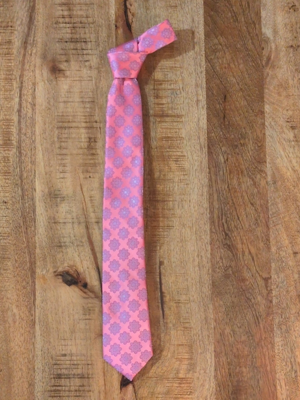 Savile Row Company Pink Floral Men's Silk Tie NWT Nordstrom Rack 3" x 57.5